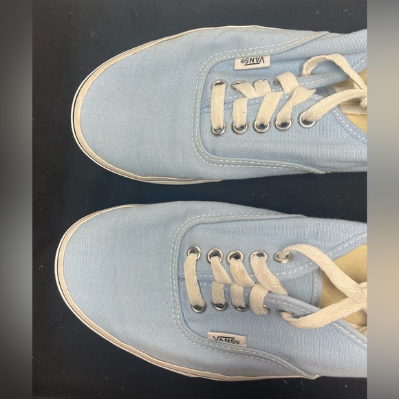 Vans Low Tops Shoes Lot of 2- Pink & Blue - Women’s Size 8.5 & Men’s Size 7 - Picture 11 of 16